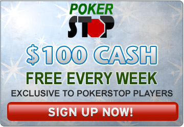 PokerStop.com Sunday Raffle - Win up to $100 Every Sunday
